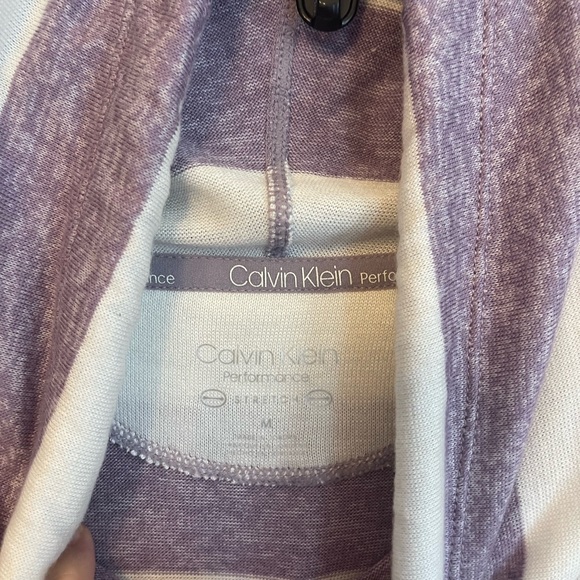 Calvin Klein Light Weight Tight Knit Stretch Performance Sweater Top - Picture 5 of 8